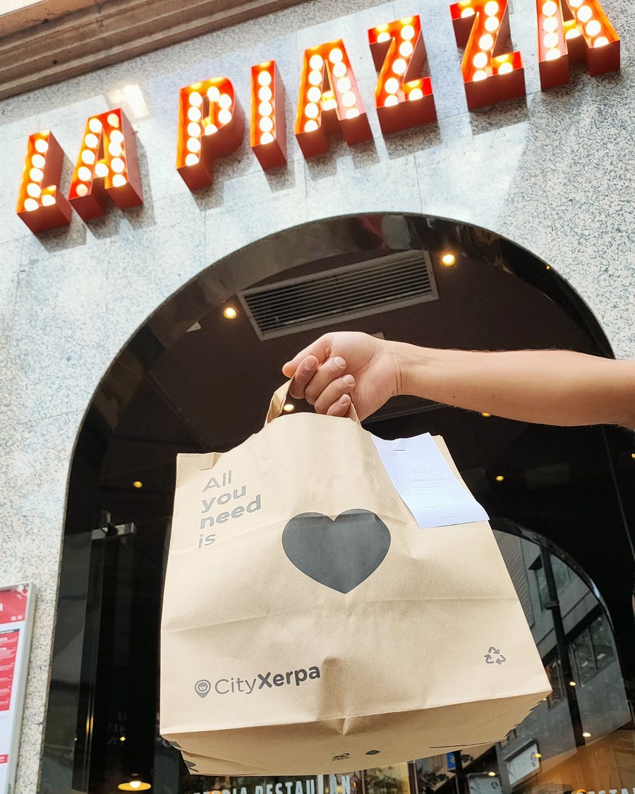 Bolsa de La Piazza para delivery